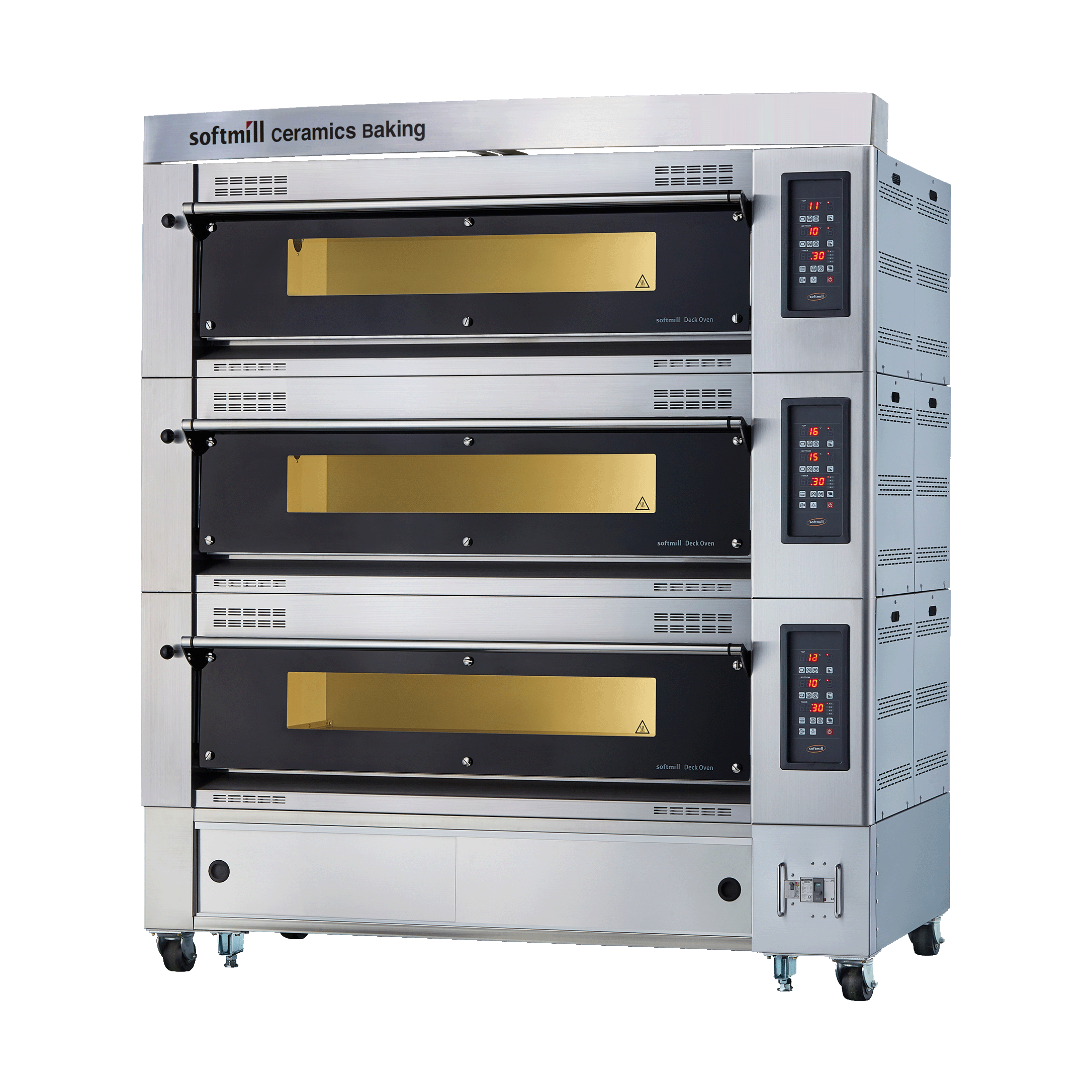 Deck Oven-G 4 trays 3 tiers size up images