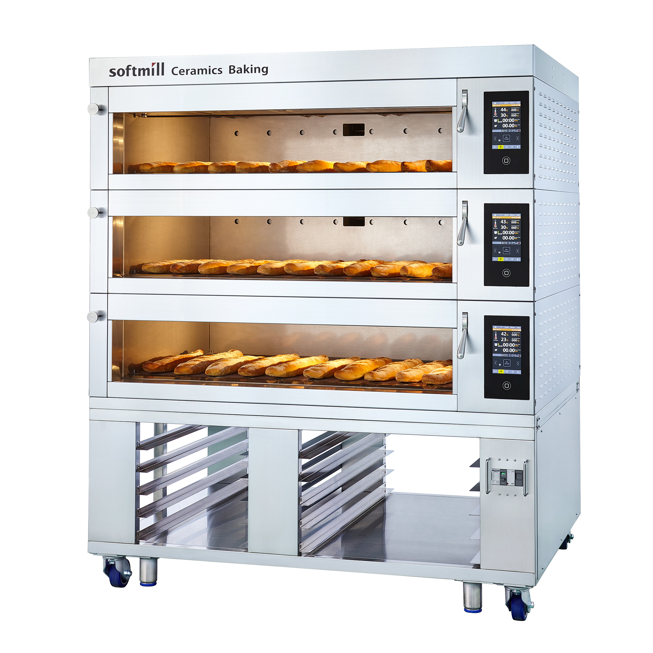 Euro-Baker Oven 4 trays 3 tiers detail mini size images