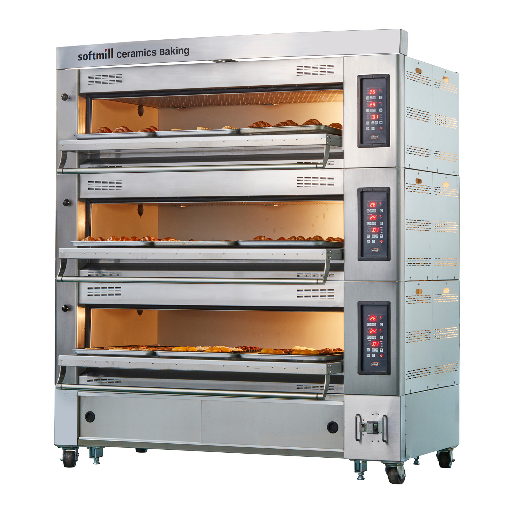 Deck Oven 3 trays 3 tiers detail mini size images